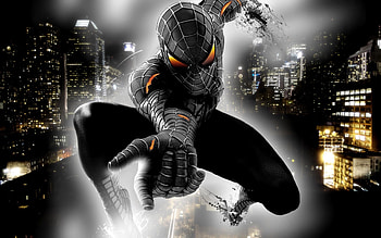 Black Spiderman . HD wallpaper