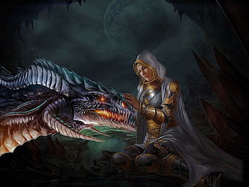 Friends, other, dragon, abstract, fantasy HD wallpaper
