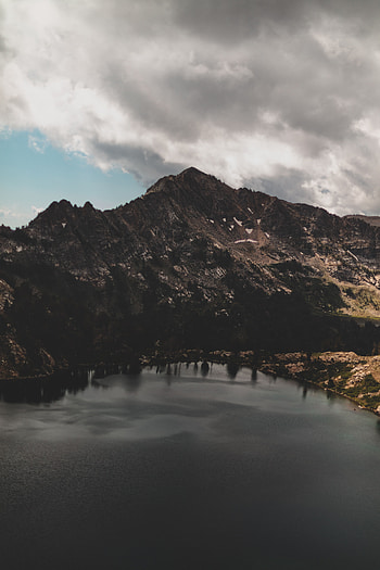 Landscape, Nature, Mountains, Clouds, Vertex, Lake, Tops HD phone wallpaper