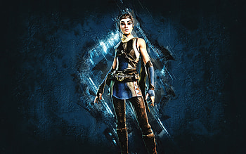 Fortnite Windwalker Echo Skin, Fortnite, main characters, blue stone background, Windwalker Echo, Fortnite skins, Windwalker Echo Skin, Windwalker Echo Fortnite, Fortnite characters HD wallpaper