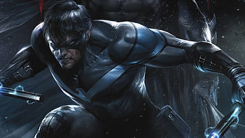 Nightwing Art, nightwing, artwork, superheroes, digital-art, superheroes HD wallpaper