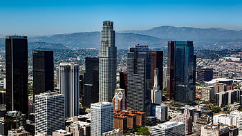 Los Angeles Skyline, Travels, Awesome , High quality HD wallpaper