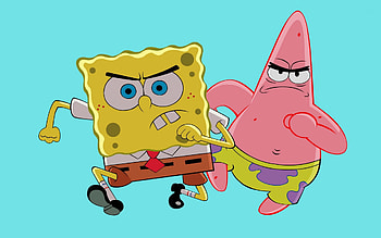 SpongeBob Schwammkopf, , Backgrounds, Animated character HD wallpaper