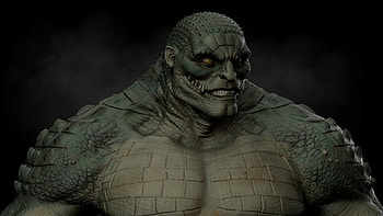 Killer Croc, Artstation, Fanart, Comics HD wallpaper