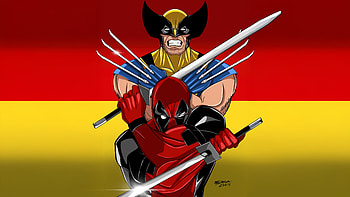 Deadpool X Wolverine Professional Side, wolverine, deadpool, deadpool-and-wolverine, deadpool-3, movies, superheroes, artwork, digital-art HD wallpaper