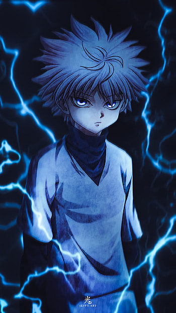 KILLUA 猟師, art, hisoka, gon, zoldick, hxh, illumi, hunter, hunterxhunter, anime HD phone wallpaper
