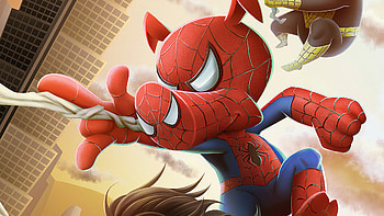 Spider Hamart, spiderman, superheroes, digital-art, artwork HD wallpaper