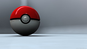 3D Poke Ball HD wallpaper