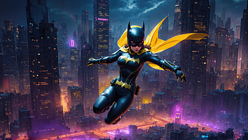 Batgirl Watchful Gaze, batgirl, superheroes, artwork, digital-art, art, artist, deviantart HD wallpaper