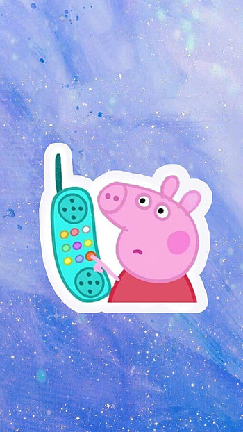 peppa pig, tele HD phone wallpaper