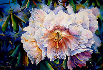 Flowers, art, pictura, flower, lorus maver, painting HD wallpaper