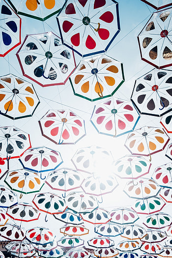 Miscellanea, Miscellaneous, Sunlight, Umbrella, Bottom View, Umbrellas HD phone wallpaper