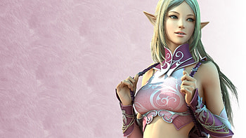 lineage elf girl game girl elf games line HD wallpaper