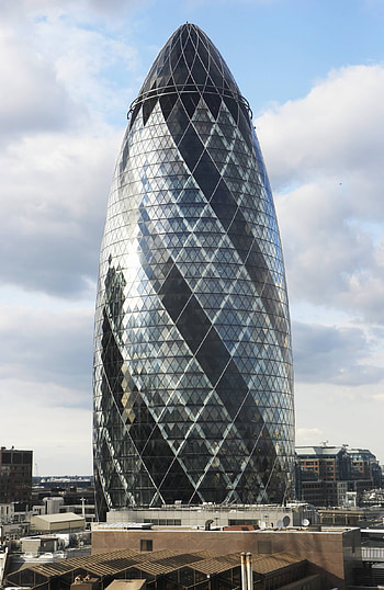 The Gherkin, Beautiful , Architectural marvel, Urban landscape HD phone wallpaper
