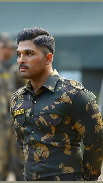 Allu Arjun Army, Army, Uniform HD phone wallpaper