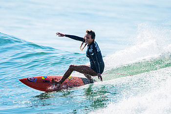 Surfer, girl, women, model HD wallpaper