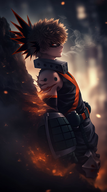 Katsuki Bakugou: Epic My Hero Academia , Anime, My Hero Academia, Katsuki Bakugou HD phone wallpaper