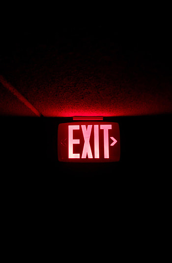 Words, Inscription, Pointer, Sign, Output, Exit HD phone wallpaper