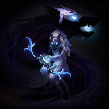 Kindred, Eternal hunters, Fan art, ArtStation HD phone wallpaper