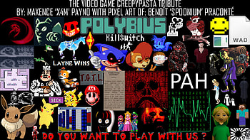 ... The Video Game Creepypasta Tribute by X4M12 HD wallpaper
