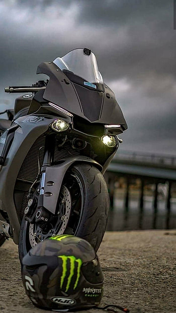 Yamaha Bike, Yamaha Sports Black Bike HD phone wallpaper