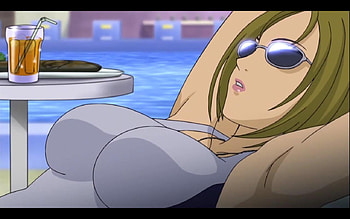 Takeing a sunbath, sexy, girl, anime, suit HD wallpaper