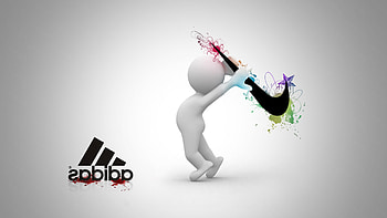 Nike vs Adidas, nike, adidas, logo, graphics, art, artist, digital-art HD wallpaper