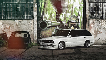 BMW E30 Vintage, bmw-e30, cars, bmw HD wallpaper