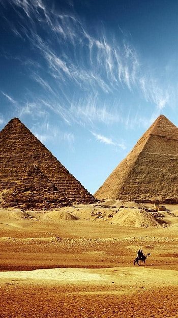 Pyramids of Giza, Egyptian wonders, Travel , Egypt tourist attractions HD phone wallpaper