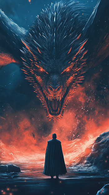 Game of Thrones Dragon : Embrace the Fire, TV Show, Game Of Thrones, dragon HD phone wallpaper