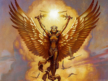 Angel of Ligth, fantasy art HD wallpaper