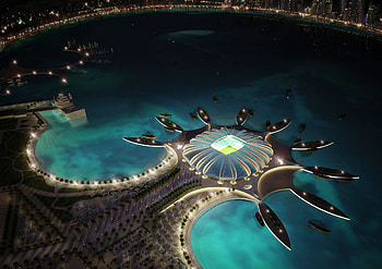 Amazing Beautiful Football Stadium HD wallpaper