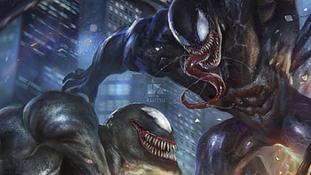 Venom Vs Riot Artwork, venom, artwork, artstation, superheroes HD wallpaper