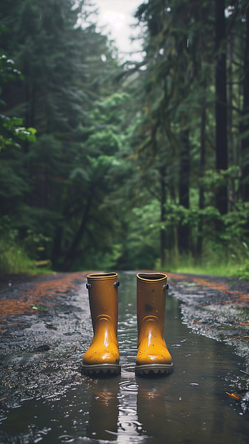 Puddle Play, rain, puddle HD phone wallpaper