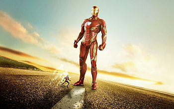 Iron Man And Ant Man, iron-man, ant-man, artstation, artist, digital-art, superheroes HD wallpaper