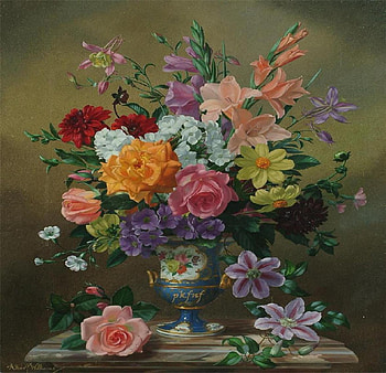 Flower still life., still life, flower, vase, nature, petal HD wallpaper