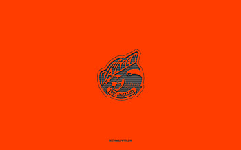 V-Varen Nagasaki, orange background, Japanese football team, V-Varen Nagasaki emblem, J2 League, Japan, football, V-Varen Nagasakilogo HD wallpaper