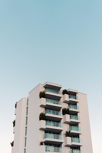 Sky, Architecture, Building, Miscellanea, Miscellaneous, Facade, Balcony HD phone wallpaper
