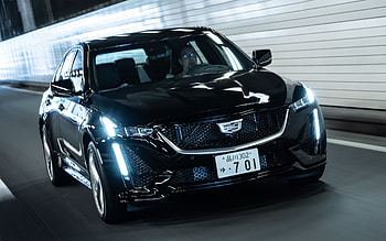 Cadillac CT5 Sport 350T, , highway, 2021 cars, JP-spec, headlights, 2021 Cadillac CT5, american cars, Cadillac HD wallpaper