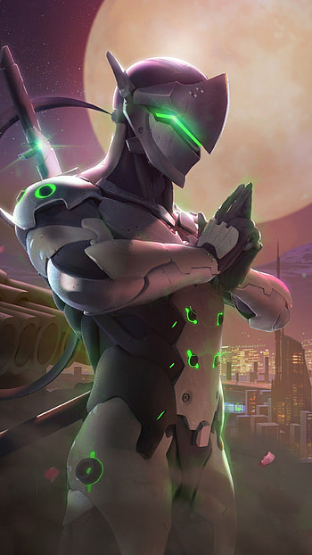 Genji, , Top backgrounds, Digital art HD phone wallpaper