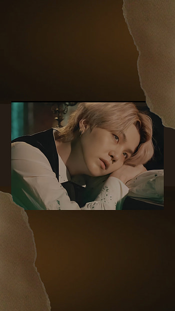 Suga, army, bts, art, flash graphy, brown aesthetic, Yoongi HD phone wallpaper
