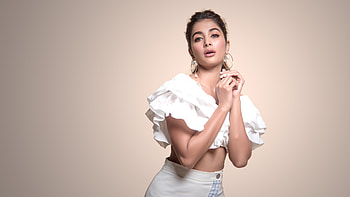 Beautiful Actress Pooja Hegde Is Wearing White Dress Girls HD wallpaper