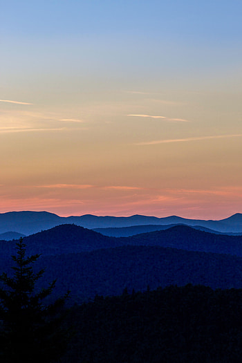 Nature, Sky, Mountains, Usa, Horizon, United States, Vermont HD phone wallpaper