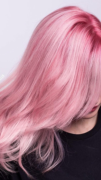 Light Pink, Hairs HD phone wallpaper
