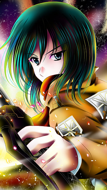 Mikasa Ackerman, Anime, Attack on Titan HD phone wallpaper