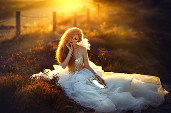 ღ, Field, Style, Girl, Makeup HD wallpaper