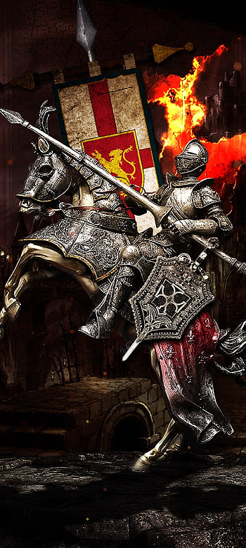 The Knight, horse, art HD phone wallpaper