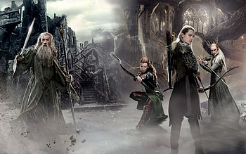 The Hobbit, Movie characters, Mysterious journey, Epic adventure HD wallpaper