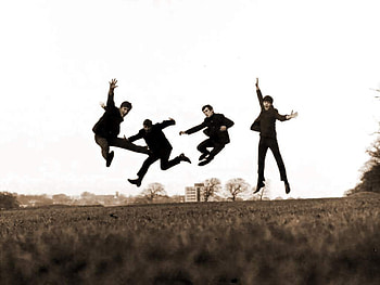 The Beatles, music, paul mccartney, ringo starr, john lennon, george harrison HD wallpaper