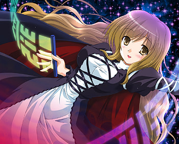 Byakuren Hijiri, touhou, cute, girl, long hair, dress HD wallpaper